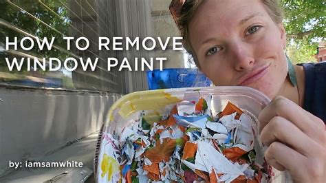 how to remove window paint without damaging the frame